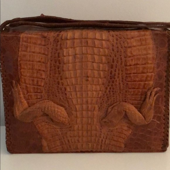 VINTAGE AUTHENTIC ALLIGATOR BAG - Picture 4 of 8